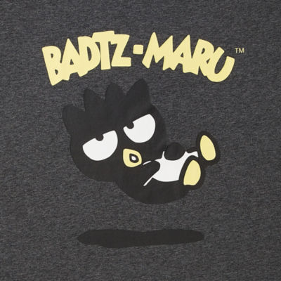 Juniors Bradtz-Maru Boyfriend Tee Womens Round Neck Short Sleeve Hello Kitty Graphic T-Shirt