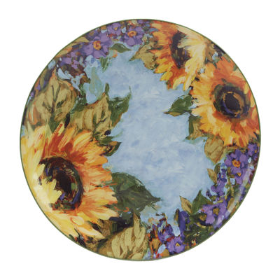 Certified International Sunflower Bouquet 4-pc. Earthenware Dinner Plate