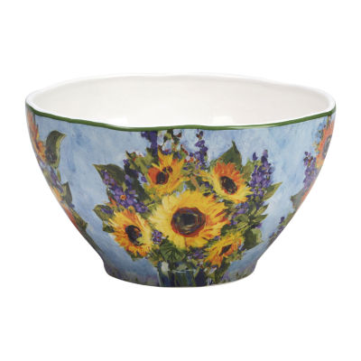 Certified International Sunflower Bouquet Deep 5" Serving Bowl