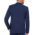 JF J. Ferrar® Dark Blue Texture Jacket-Slim