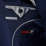 JF J. Ferrar® Dark Blue Texture Jacket-Slim