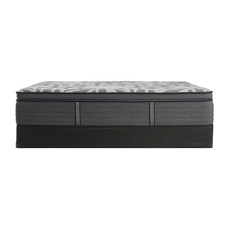 Sealy Posturepedic Plus Porteer Medium Pillow Top - Mattress + Box Spring, Split Queen, Gray