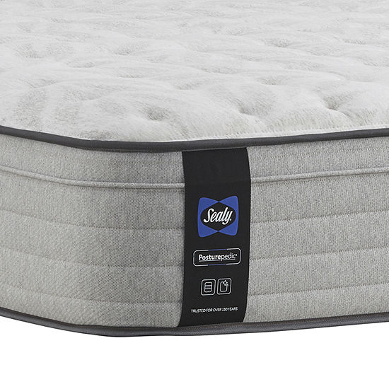 Sealy® Forsythia Firm Euro Top - Mattress Only, Color: Gray - JCPenney