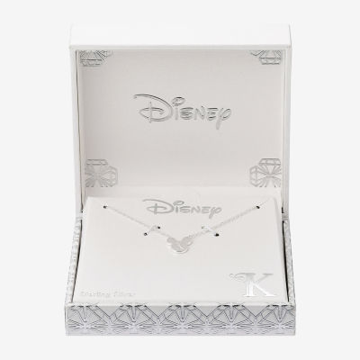 Disney Classics Sterling Silver 16 Inch Cable Mickey Mouse Pendant Necklace