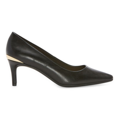 Liz Claiborne Gracie Womens Pointed Cone Heel Pumps