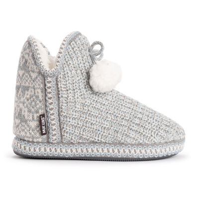 Muk Luks Womens Bootie Slippers