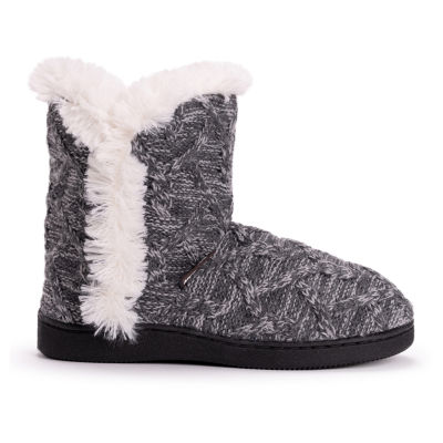 Muk Luks Womens Bootie Slippers