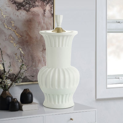 Stylecraft Dann Foley White Pleated Vase