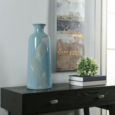 Stylecraft Avida Blue Ceramic Vase