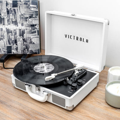 Victrola Canvas Bluetooth Suitcase Record Player