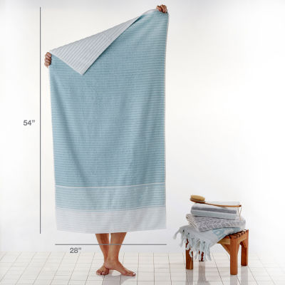 Saturday Knight Neutral Nuances Planet Ombre Bath Towel