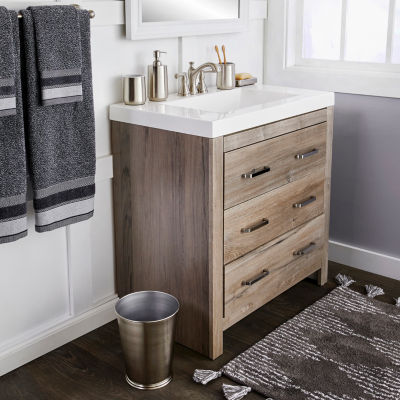 Saturday Knight Neutral Nuances Roche Waste Basket
