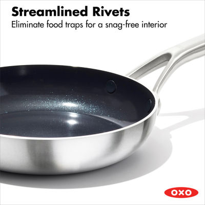 GreenPan Mira 3-Ply Stainless Steel 8" Frying Pan