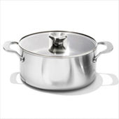 Granitestone Silver 5 qt. Stock Pot with Lid