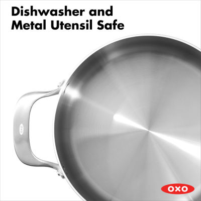 OXO Mira 3-Ply Stainless Steel 5-Qt. Stockpot with Lid