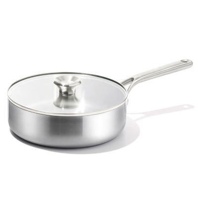 OXO Mira 3-Ply Stainless Steel 3.25-qt. Covered Saute Pan