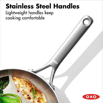 OXO Mira Tri-Ply Stainless Steel PFAS-Free Nonstick, 10 Frying