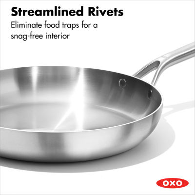 OXO Mira 3-Ply Stainless Steel 2-pc. Frying Pan Set