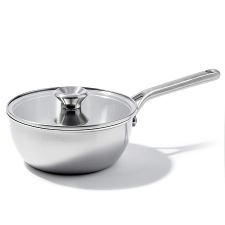 OXO Stainless Steel 2.5-qt. Chef's Pan with Lid, One Size, Stainless Steel