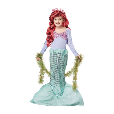 Little & Big  Girls Ariel Princess The Mermaid Costume