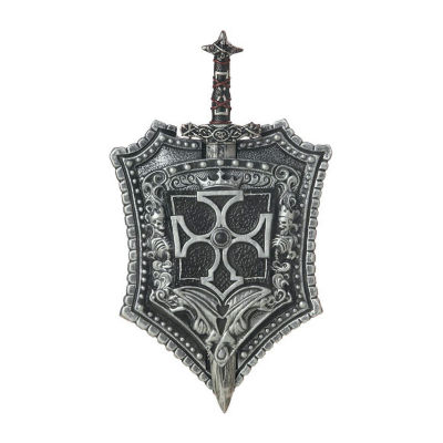 Adult 18" Crusader Shield & Sword Costume Accessory"
