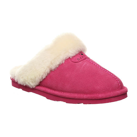 Bearpaw Womens Clog Slippers, 7, Pink