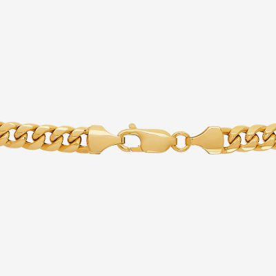 Made in Italy 10K Gold Inch Hollow Curb Chain Necklace