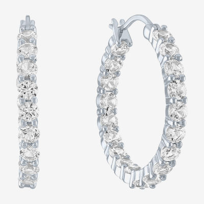 yes-please-lab-created-white-sapphire-sterling-silver-22mm-hoop