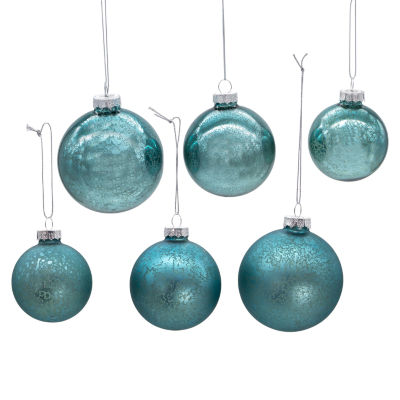 Kurt Adler Teal Ball 20-pc. Christmas Ornament