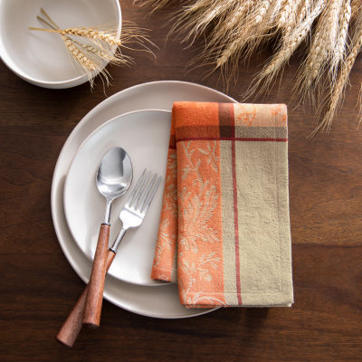 Elrene Home Fashions Autumnal Harvest 8-pc. Napkins