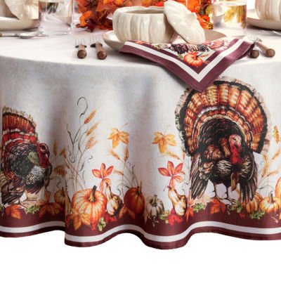 Elrene Home Fashions Heritage Turkey Tablecloth