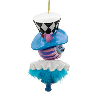 Kurt Adler 6-Inch Hollywood Hats Cheshire Cat Alice in Wonderland Christmas Ornament