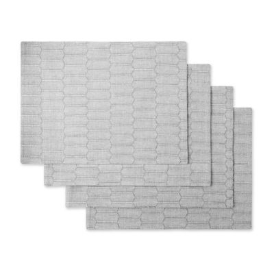 Martha Stewart Honeycomb 4-pc. Placemat Set
