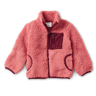 Okie Dokie Toddler & Little Girls Sherpa Knit Lightweight Jacket