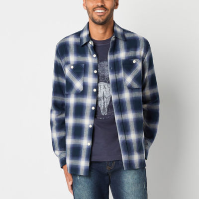 Frye and Co. Mens Regular Fit Long Sleeve Flannel Shirt