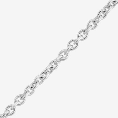 Lariat Style Womens 3/8 CT. T.W. Natural White Diamond 14K White Gold Diamond Y Necklace