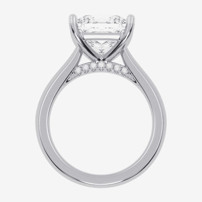 (G-H / Vs2-Si1) Womens 3 CT. T.W. Lab Grown White Diamond 14K Rose Gold Solitaire Engagement Ring