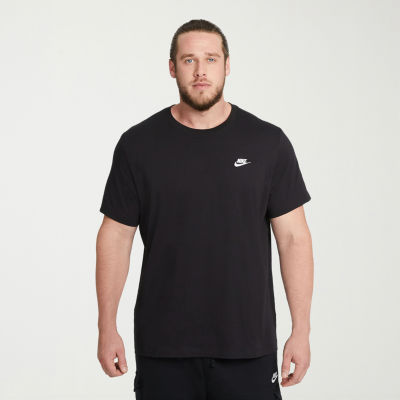 Nike Embroidered Logo Mens Crew Neck Short Sleeve Active Big and Tall T-Shirt