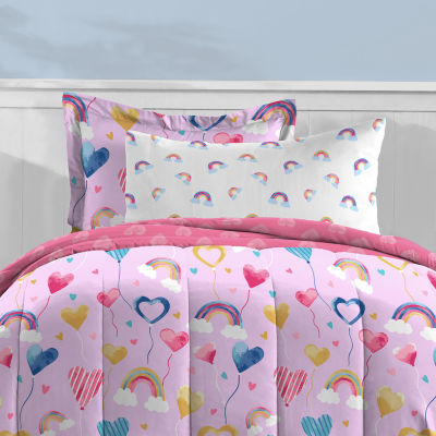 Dream Factory Balloon Hearts 7-pc. Lightweight Comforter Set