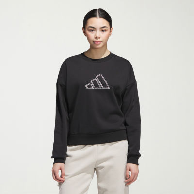 adidas Pearl Fleece Crew Neck Sweatshirt