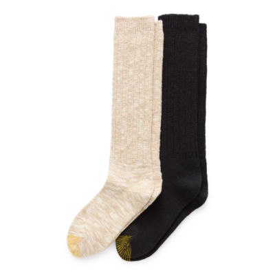 Gold Toe Slouch Womens 2 Pair Crew Socks