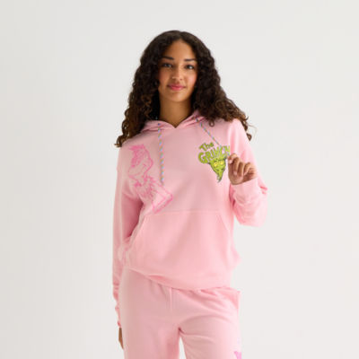 The Grinch Blah Blah Blah Womens Long Sleeve Grinch Fleece Hoodie