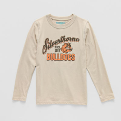 Thereabouts Little & Big Kid Boys Crew Neck Long Sleeve Regular Fit Graphic T-Shirt