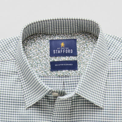Stafford Mens Regular Fit Long Sleeve Dress Shirt