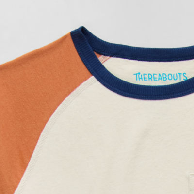 Thereabouts Little & Big Kid Boys Bodysuit Closure Easy-on + Easy-off Adaptive Crew Neck Long Sleeve Bodysuit