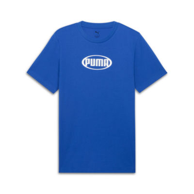 PUMA Mens Crew Neck Short Sleeve Regular Fit Graphic T-Shirt