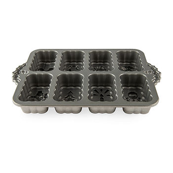 Nordicware Holiday 8-Cup Mini Loaf Pan, Color: Silver - JCPenney