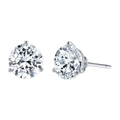 DiamonArt® Cubic Zirconia 4 CT. T.W. Stud Earrings