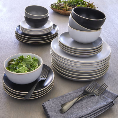 16 Piece Gibson Rockaway Gibson Rockaway Stoneware Dinnerware Set