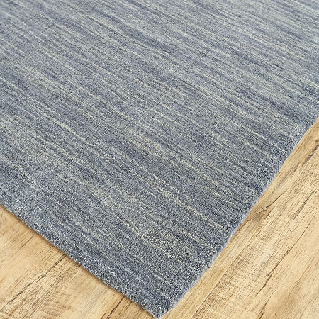 Weave And Wander Celano Solid Flatweave Indoor Rectangle Accent Rugs, One Size, Blue